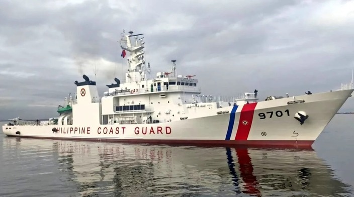 The Philippines Withdraws Coast Guard Flagship from Xianbin Shoal, AIS Shows