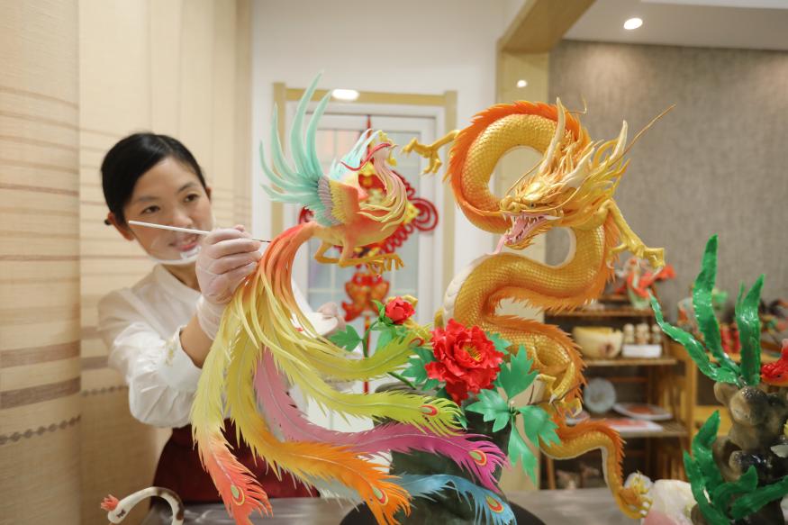 山东日照：花馍蒸出浓浓年味