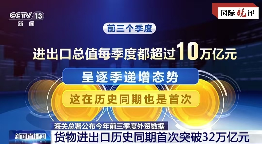 国际锐评丨中国外贸的两个“首次”释放哪些信号？