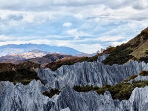 臺灣青年打卡墨石公園  感受“異域星球”別樣風情