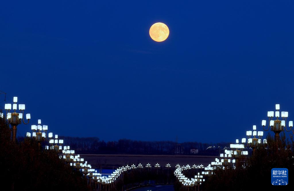 年度最大滿月現(xiàn)身夜空