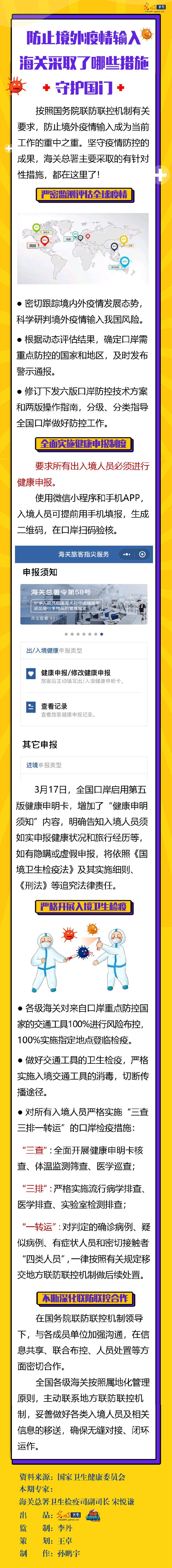 【一图读懂】海关总署：防境外疫情输入 有哪些措施守护国门