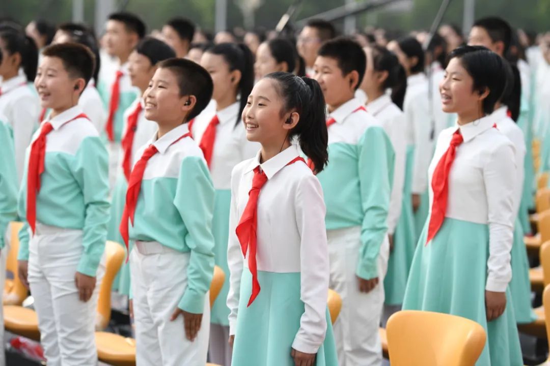 庆祝大会开始！现场高清大图来了！