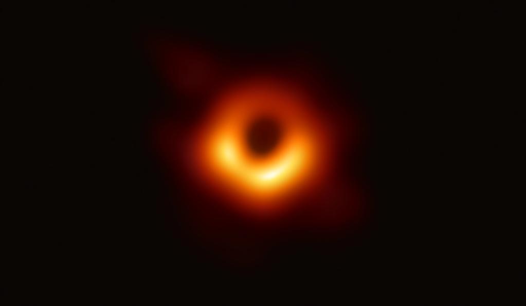 銀河系中心黑洞的首張照片面世