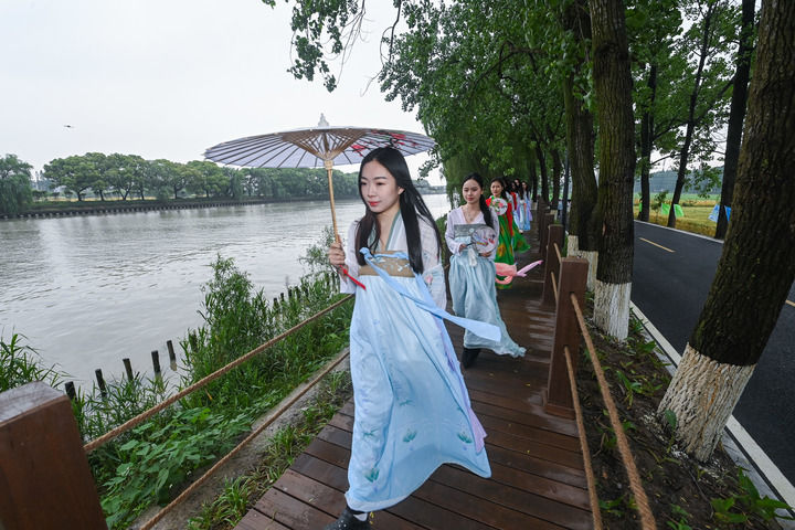 在杭州，走進(jìn)亞運(yùn)之城的生態(tài)畫卷