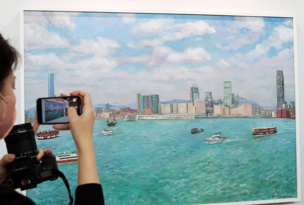 “今朝更好看——庆祝香港回归祖国25周年艺术名家作品展”在港开幕