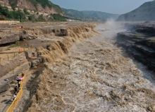 黄河干流迎来主汛期 壶口瀑布水量大增