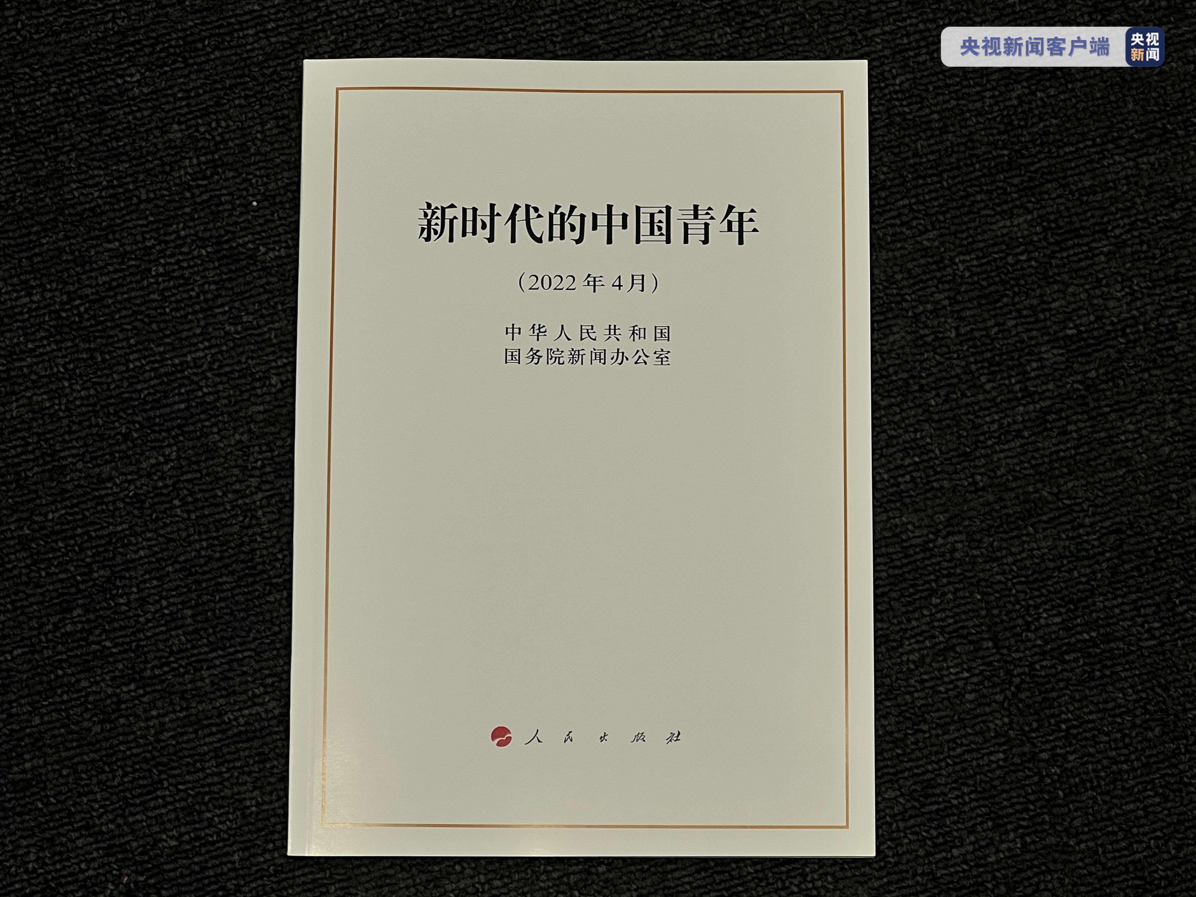 新中国历史上第一部关于青年的白皮书《新时代的中国青年》发布