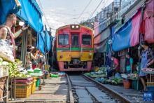 疫情下的泰國美功鐵道市場