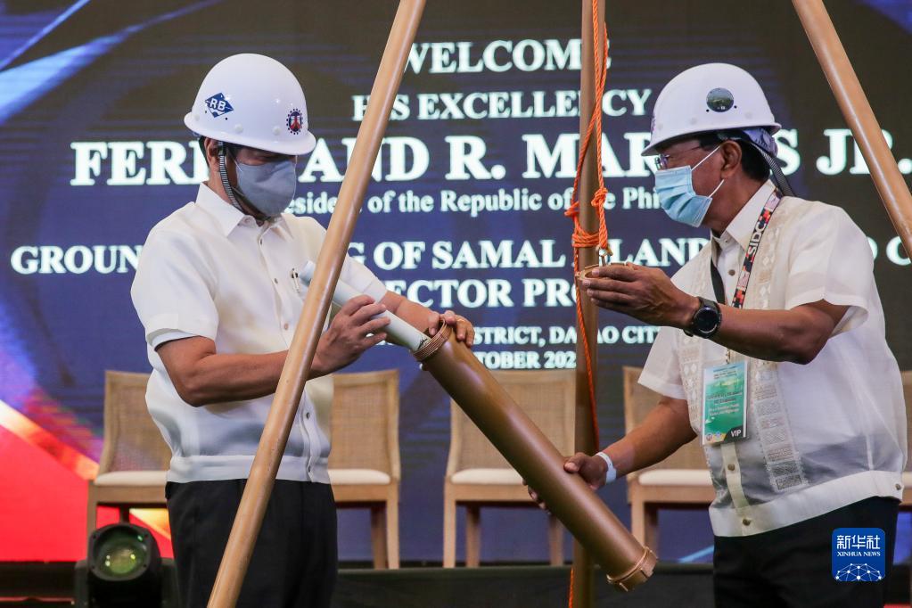 菲律宾总统：中国企业承建跨海大桥助力菲南部经济发展