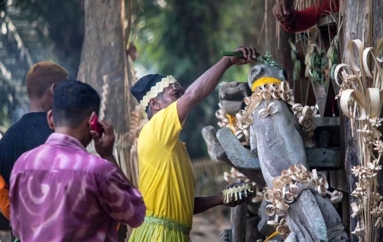 Ancient rituals ongoing on a Mysterious Malay Island