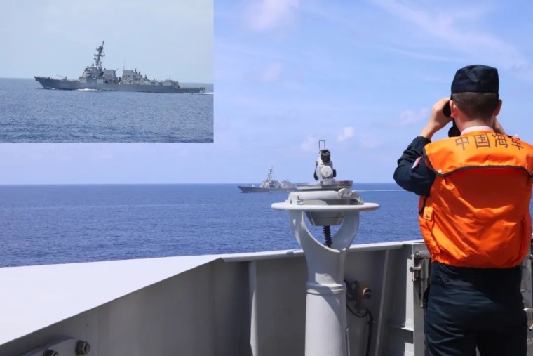 美舰擅闯西沙领海 南部战区：跟踪监视并警告驱离