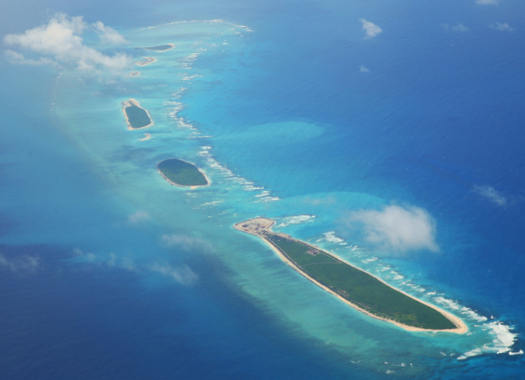 How many Islands are there in the South China Sea?