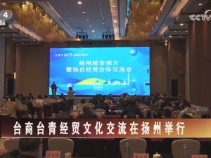 【海峡两岸】台商台青经贸文化交流在扬州举行