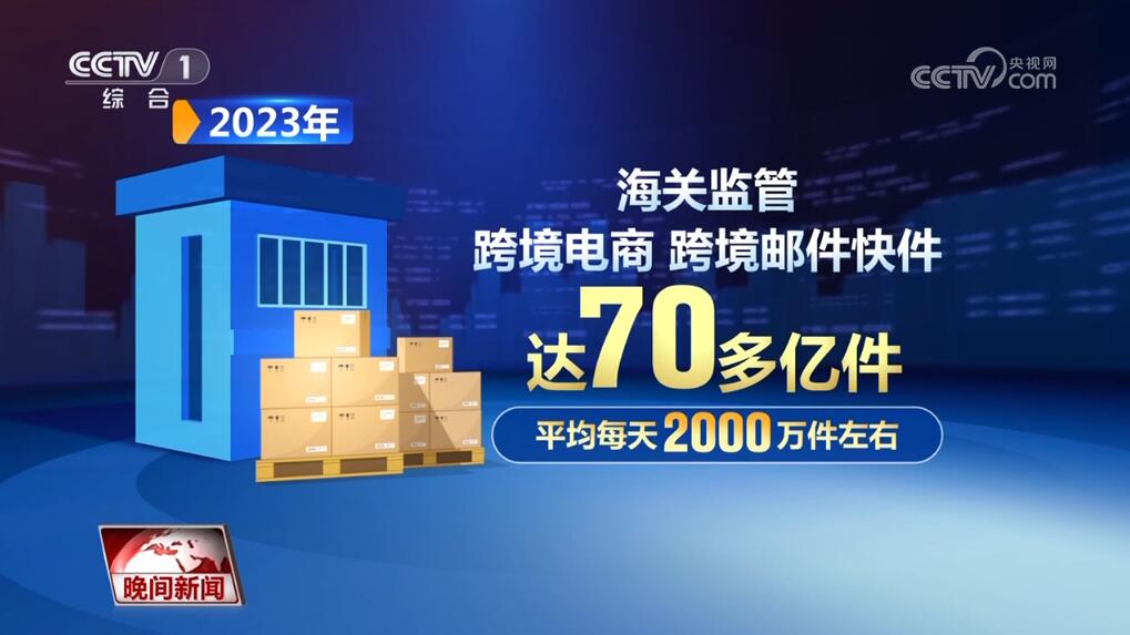 5年、1.2倍、2.38万亿元……我国跨境电商迅猛增长 成为外贸发展新动能