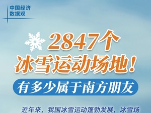 中国经济数据观｜2847个冰雪运动场地！有多少属于南方朋友