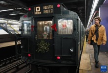 纽约“怀旧地铁”专列开始运行