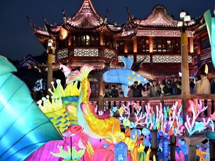 2024上海豫园民俗艺术灯会亮灯