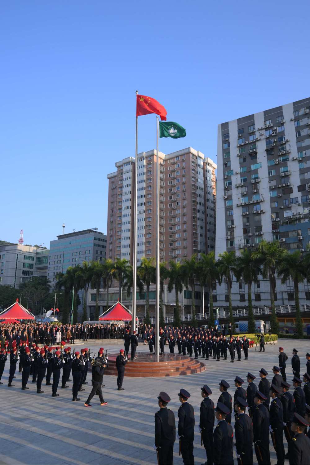 澳门隆重举行升旗仪式庆祝回归祖国25周年