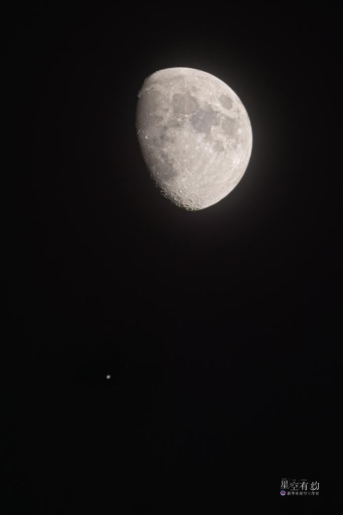 星空有约丨腊八夜可欣赏木星伴弦月