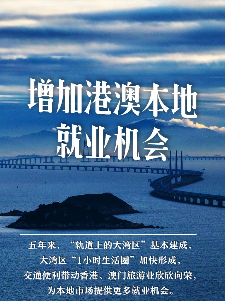 这五年，大湾区发展为香港澳门带来这些新机遇