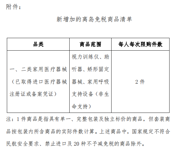 海南离岛免税购物政策调整 每人每年限额增至3万元