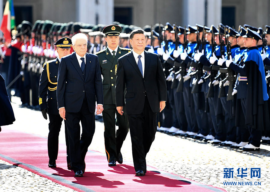 习近平同意大利总统马塔雷拉举行会谈