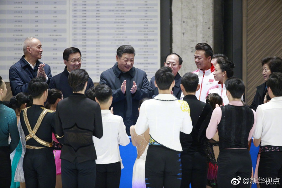 习近平勉励冰雪运动员：把握北京冬奥会的历史机遇