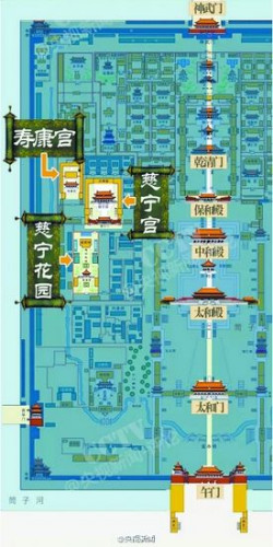 故宫将开放神秘后宫区 慈宁宫4吨大佛露笑颜