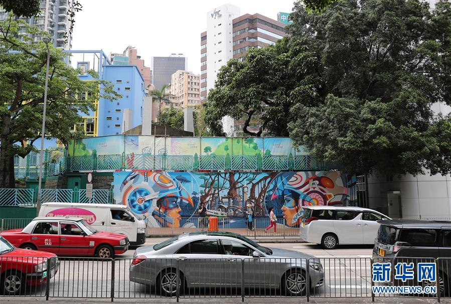 香港街头涂鸦：“混搭”的城市风景