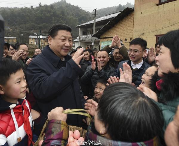 习近平春节前夕赴江西看望干部群众