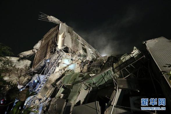 臺灣高雄6.7級地震 目前已有２人死亡