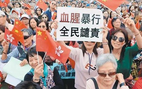 民进党当局政治消费香港没个完，只会让台湾越来越危险