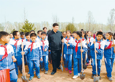 习近平：发扬前人栽树后人乘凉精神