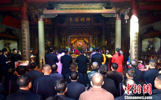 湄洲妈祖祖庙为台湾花莲地震灾区诵经祈安义捐