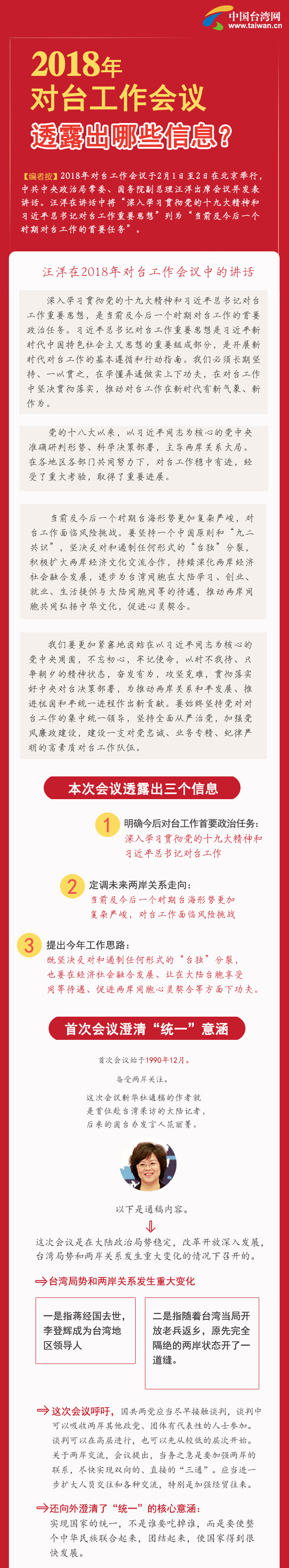 2018年對(duì)臺(tái)工作會(huì)議 透露出哪些信息？