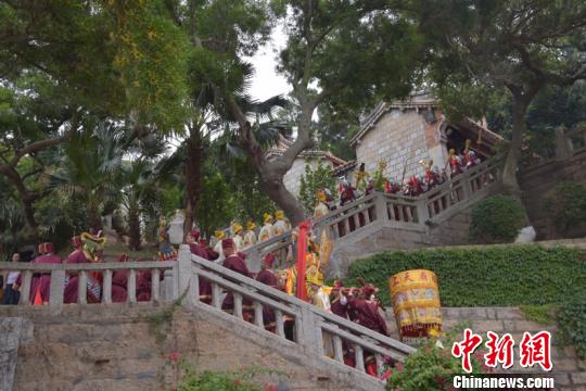 600余名臺(tái)灣信眾“登陸”拜媽祖