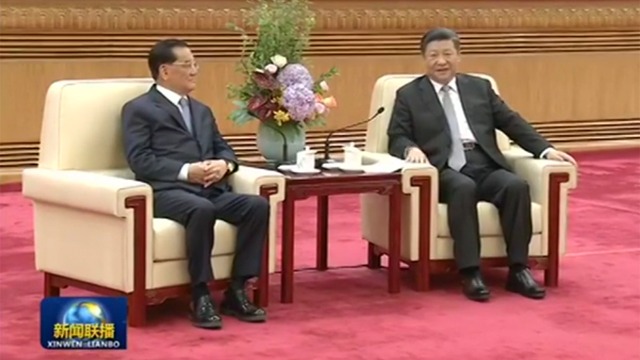 习近平会见连战一行