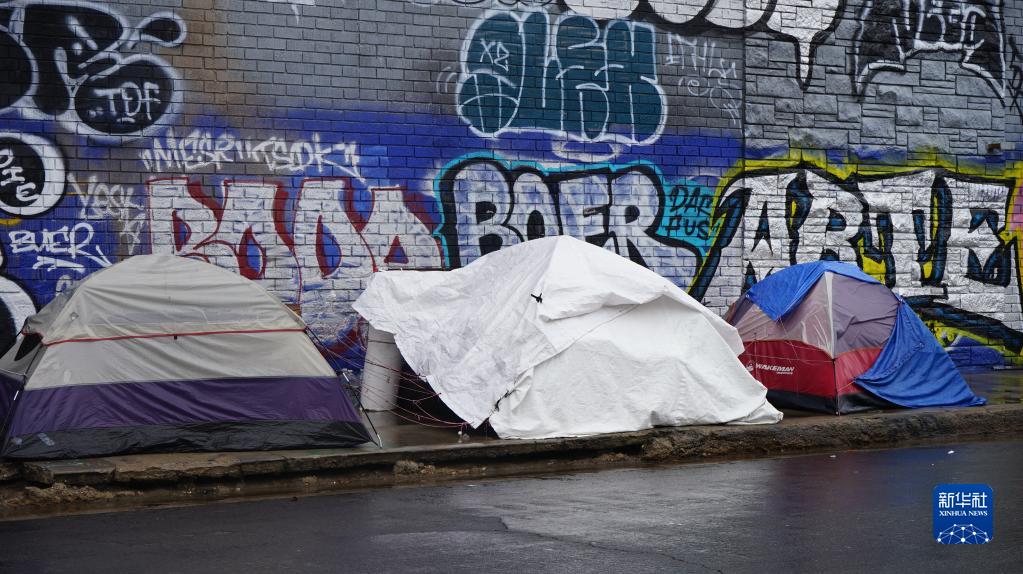 但求片瓦遮风雨——洛杉矶街头无家可归者印象