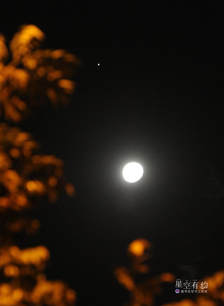 星空有约丨14日清晨天宇将上演木星伴月 展现“天际伴随”
