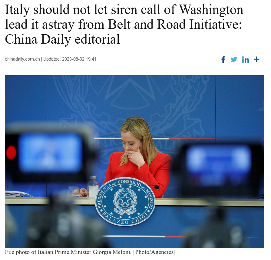 和评理｜退出“一带一路”？意大利不应被美国的危言耸听“牵着鼻子走”