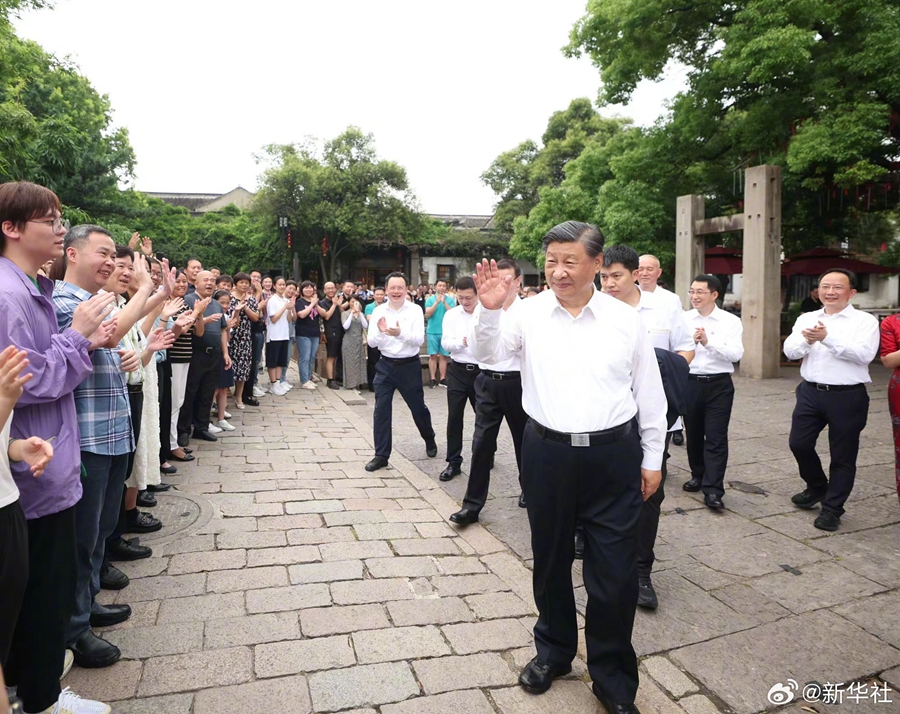 习近平在江苏苏州市考察调研