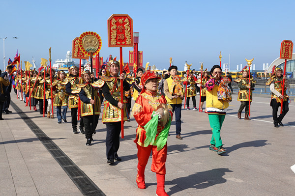 中华妈祖1062诞辰山东春祭大典暨两岸祈福仪式在青岛举办