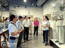 台湾中华文化经济交流协会一行参访张自忠将军纪念馆