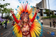 诺丁山狂欢节在英国伦敦落幕