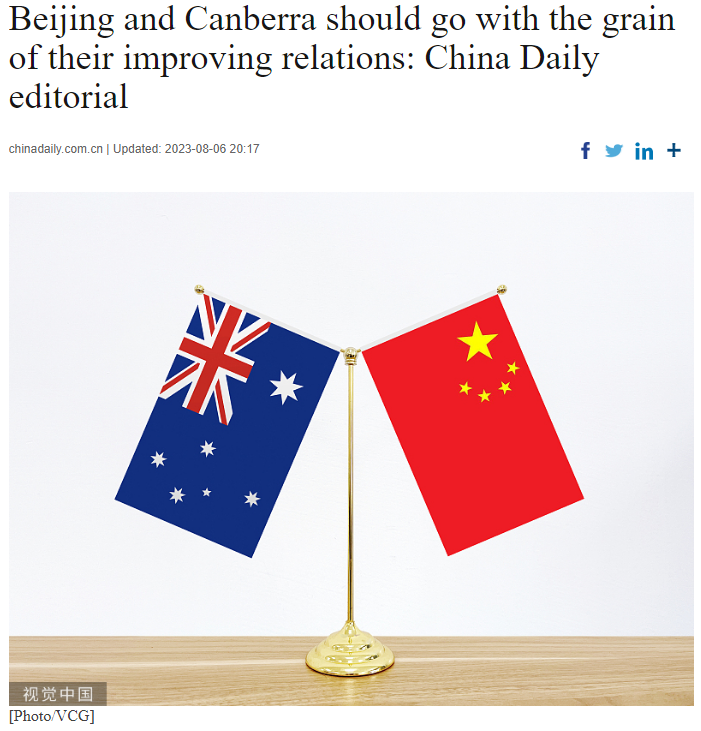 和评理｜关系逐渐回暖，中澳两国“麦”向未来