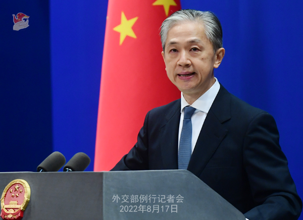 中国外交部：希望美方将一个中国原则不折不扣落到实处