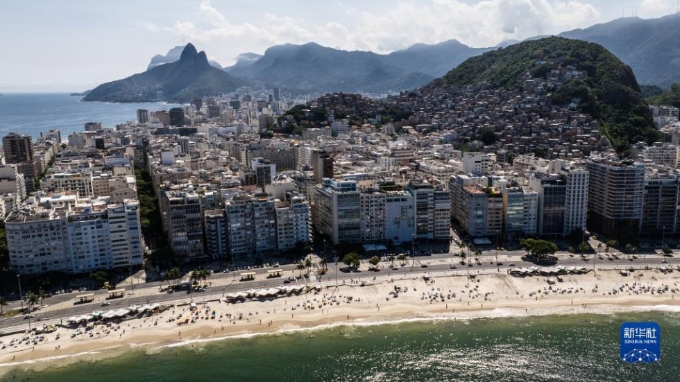 这是3月1日拍摄的巴西里约热内卢市区（无人机照片）。新华社记者 王天聪 摄