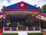 中柬“和平天使-2023"卫勤联演举行正式演习和结束仪式